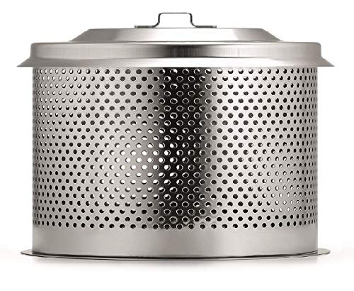 LotusGrill ® Ersatz-Kohlebehälter Small/Kompakt aus Edelstahl für den KLEINEN Grill - Speziell entwi