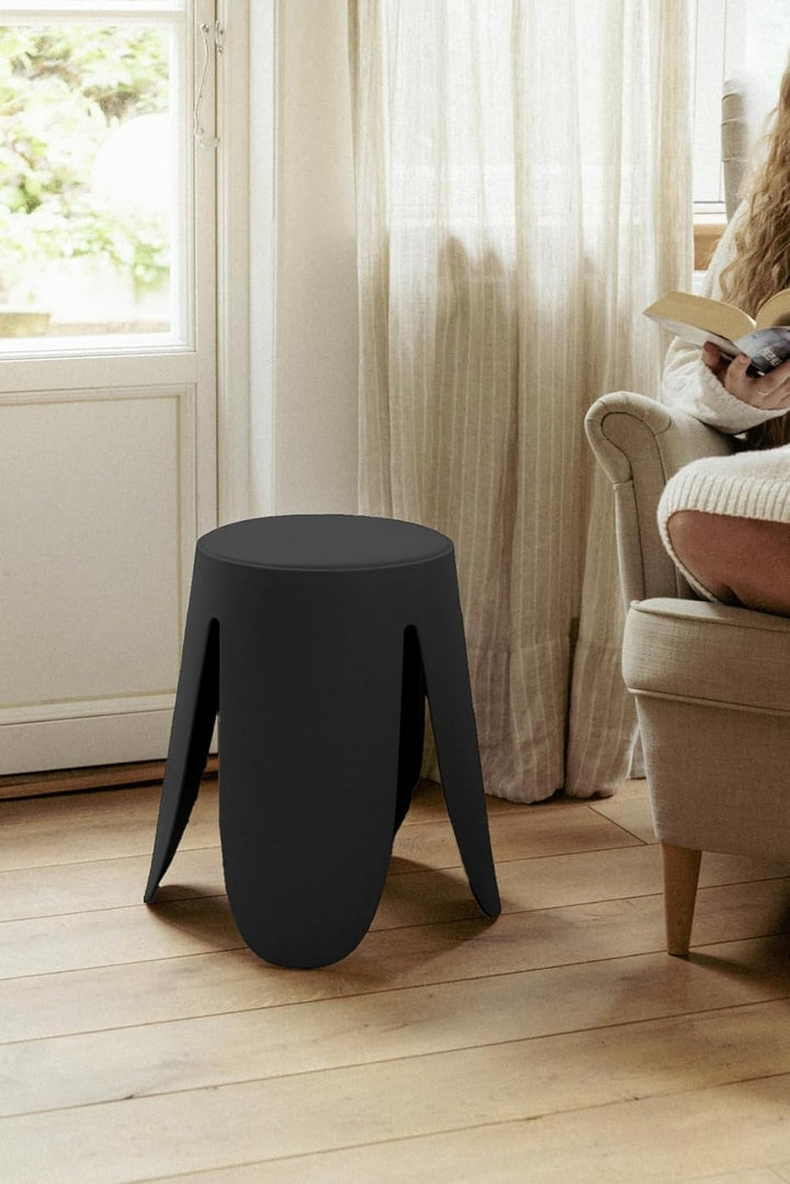 WENKO Badhocker Mod. Comiso, belastbar bis 180 kg, mit gepolsterter Sitzfläche und rutschsicheren Fü