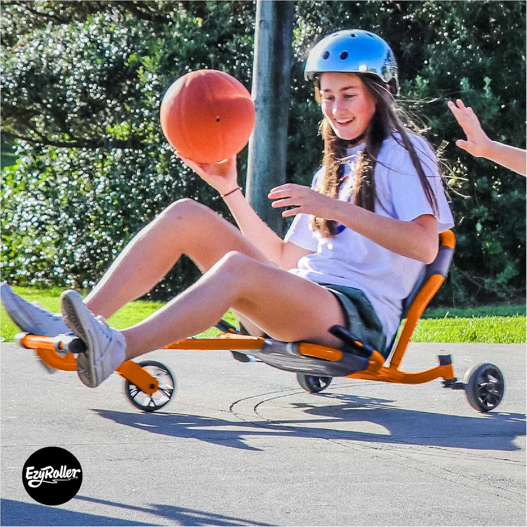Ezyroller Funfahrzeug Drifter Pro X Jugendliche Erwachsene Dreirad ab 10 Trike (orange), Orange