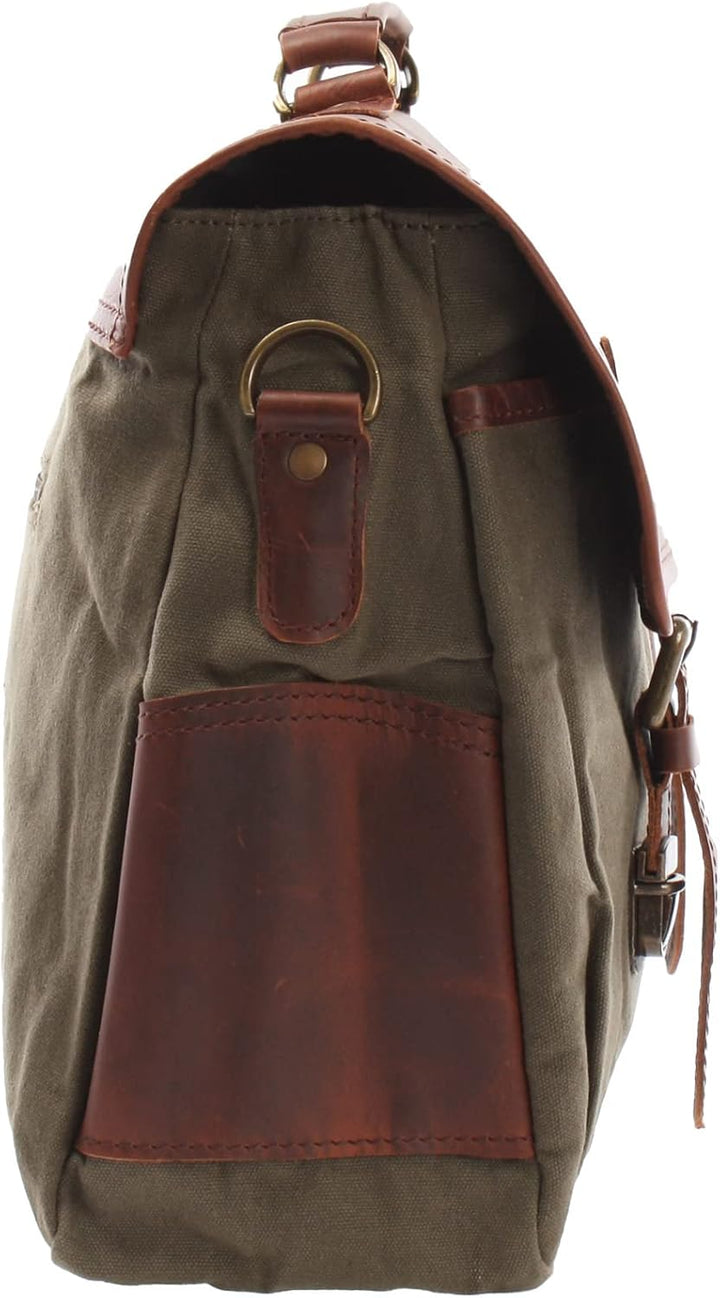 LECONI Collegetasche grosses Messenger Bag Tasche Arbeitstasche für Herren &amp; Damen DIN A4 Schultasch