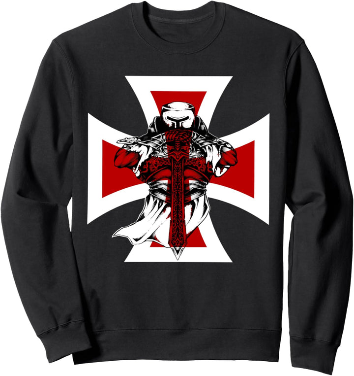 Kreuzritter, Tempelritter Crusader Ritter Templer Sweatshirt