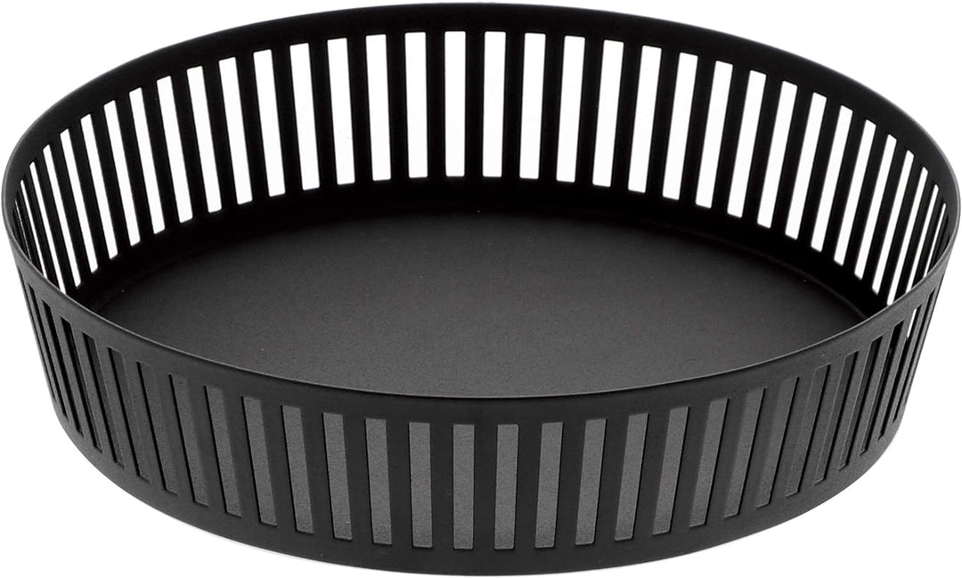 YAMAZAKI Serving stand 3 tiered - Tower - Black & ket wide - Tower - black Schwarz Bundle mit Fruit