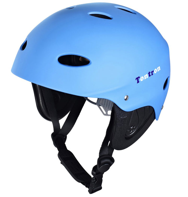 Tontron Wakeboard Kajak Kitesurf Wassersport Helm Blau L(55-61cm), Blau L(55-61cm)