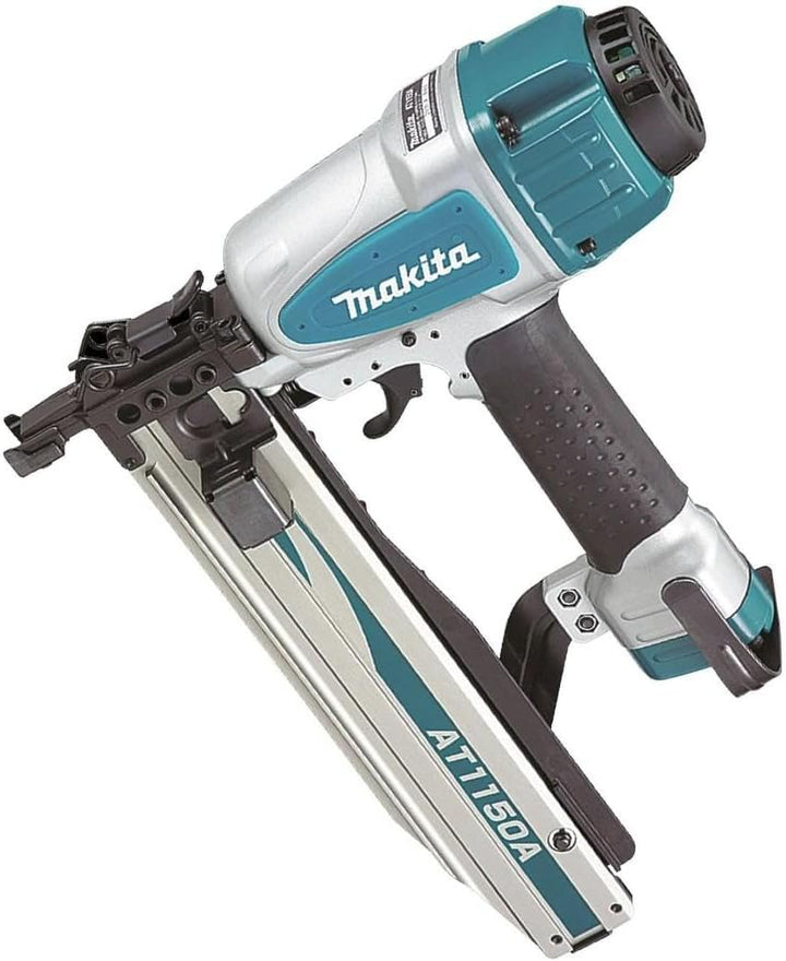 Makita Druckluft-Tacker AT1150A, Schwarz, Blau, Silber