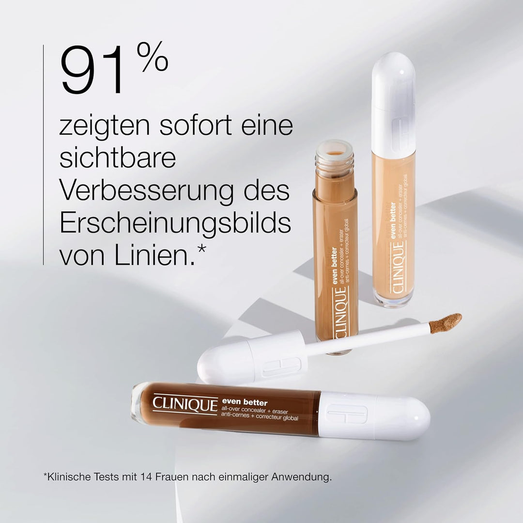 Clinique Even Better™ All-Over Concealer + Eraser | Abdeckstift für dunkle Augenringe, spendet Feuch