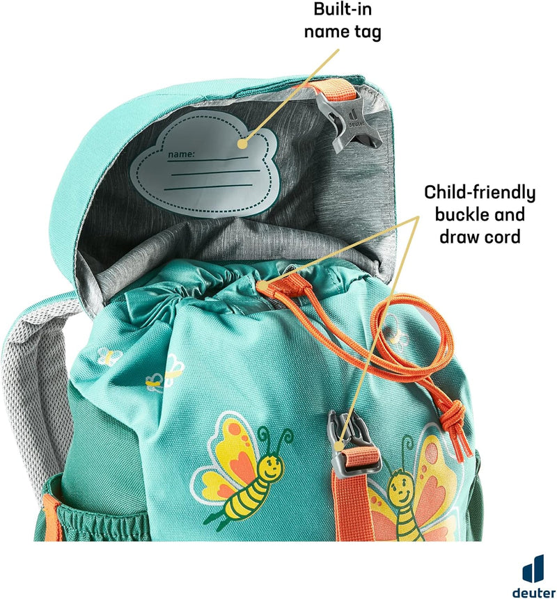 deuter Unisex Kinder Schmusebär Kinderrucksack (1er Pack) 8 L Dustblue-alpinegreen, 8 L Dustblue-alp