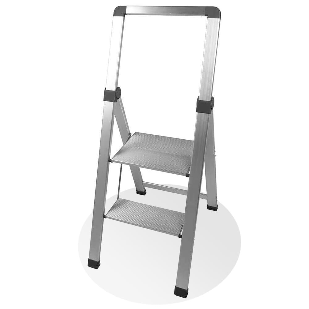 Extraschlanker 2-stufiger Tritthocker aus Aluminium 2 marches 1,06 m, 2 marches 1,06 m