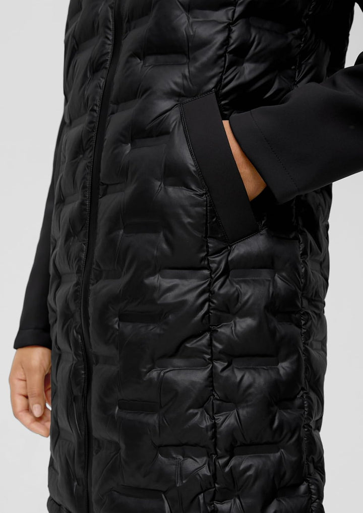s.Oliver Damen Mantel Langarm 34 Schwarz, 34 Schwarz