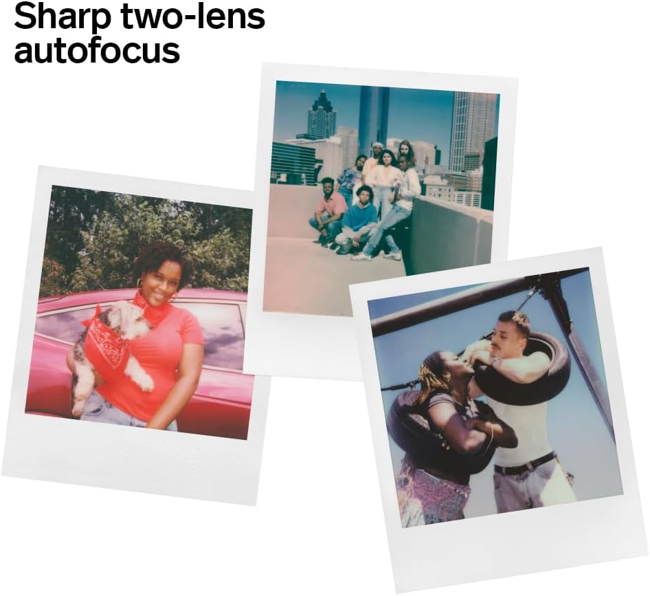 Polaroid - Now Gen 3 - Sofortbildkamera - Bundle Kamera + Farbfilm (16 Fotos) Weiss (6561) Weiss Cam