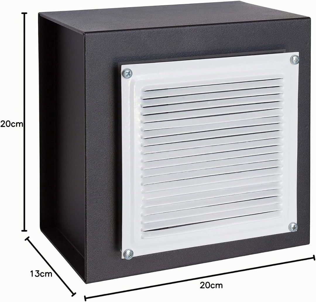 Arregui Grid 13000W-S0 Lüftungsgitter Tresor, getarnter Safe, versteckter Wandtresor, 20x20x13 cm, 6