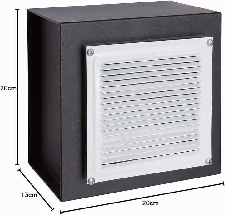 Arregui Grid 13000W-S0 Lüftungsgitter Tresor, getarnter Safe, versteckter Wandtresor, 20x20x13 cm, 6
