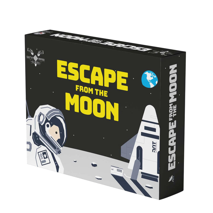 Escape from The Moon – Solo Survival Card Game | Strategic Deck-Building, Scenario-Based Gameplay, 1