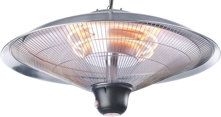 Semptec Urban Survival Technology Deckenheizstrahler: IR-Decken-Heizstrahler mit LED-Licht, Fernbedi
