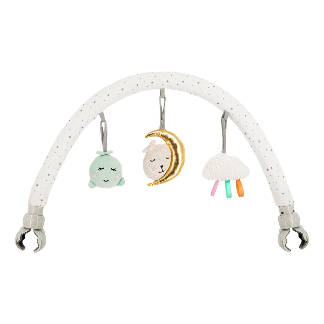 Momi Baby-Bogen Zizi Spielbügel zur Montage an Babywippe, Kinderwagen, Babyschale oder Kinderbett, m