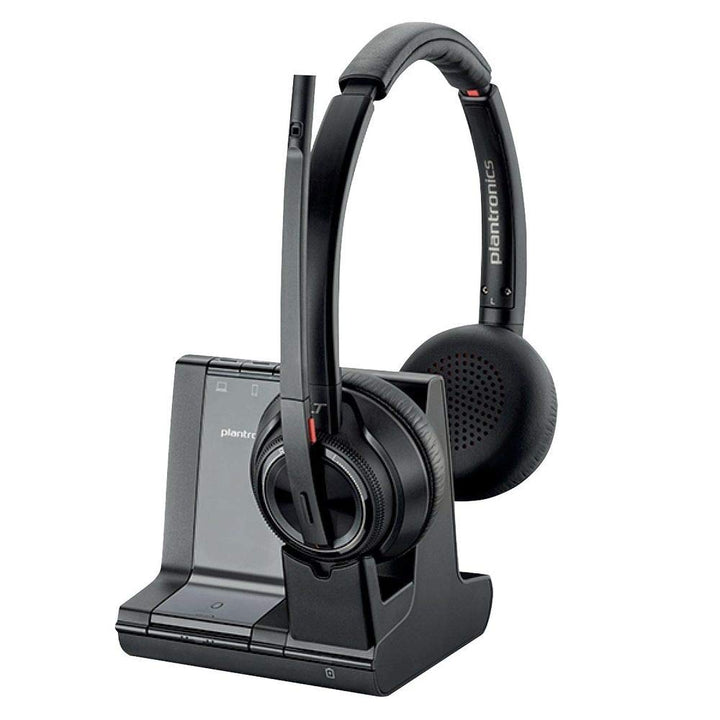 Poly Bluetooth DECT Headset Savi W8220-M Binaurale Tragevariante (mit USB); Microsoft Skype for Busi