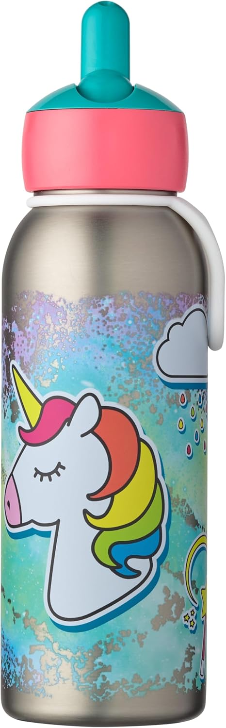 Mepal - Thermoflasche Flip-Up Campus - Isolierte Trinkflaschen für Kinder - Edelstahl Thermosflasche