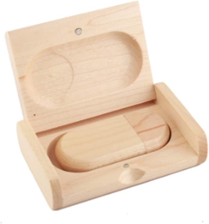 Anloter Holz-Flash-Laufwerke, 5 Stück, 128 GB, USB 3.0, USB-Stick, Holz-Memorystick, Jump Drive für