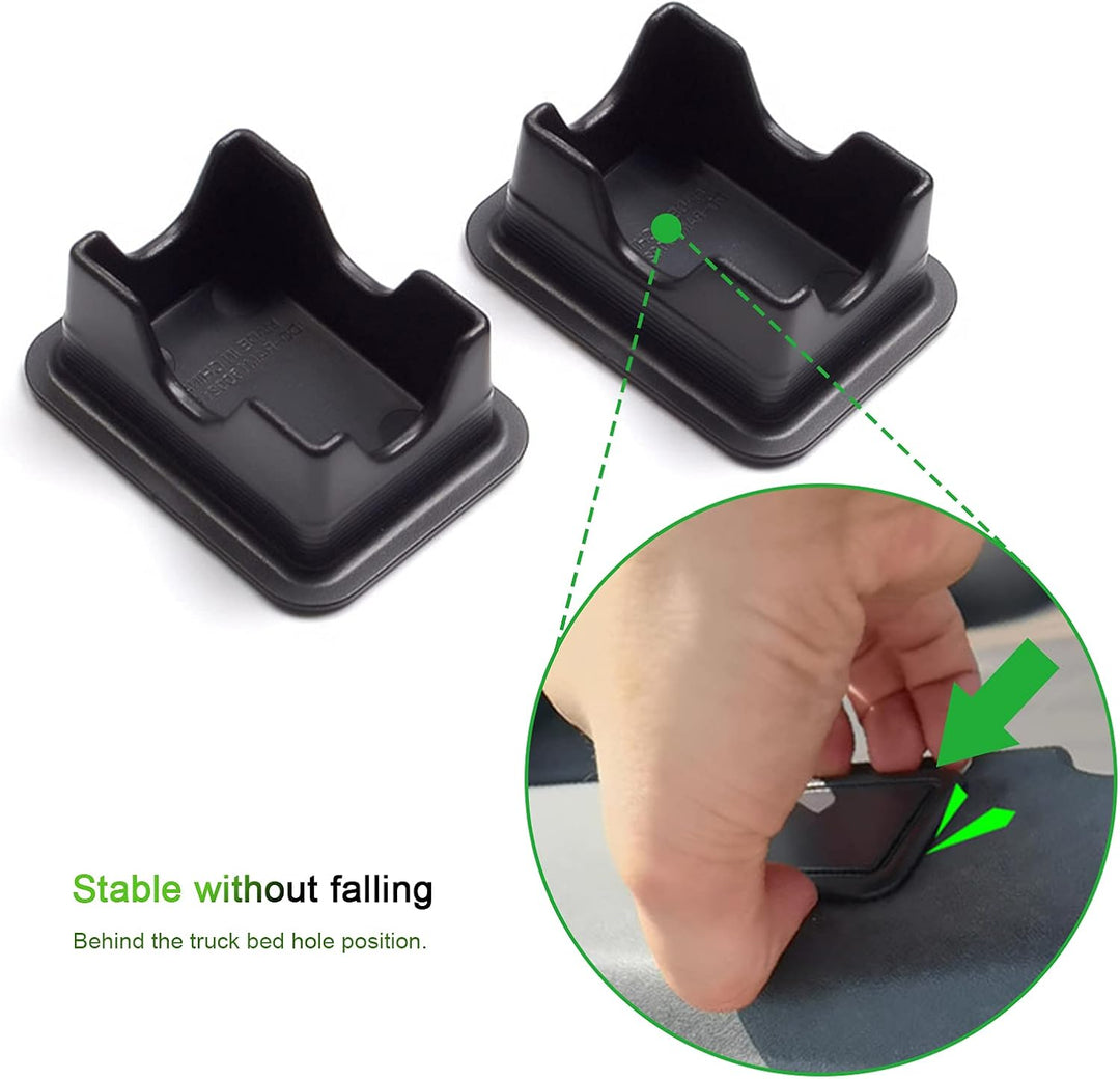 CDEFG Kompatibel mit Dodge RAM 1500 2019-2021 2022 Auto Pickup Truck Bed Rail Stake Hole Covers Stak