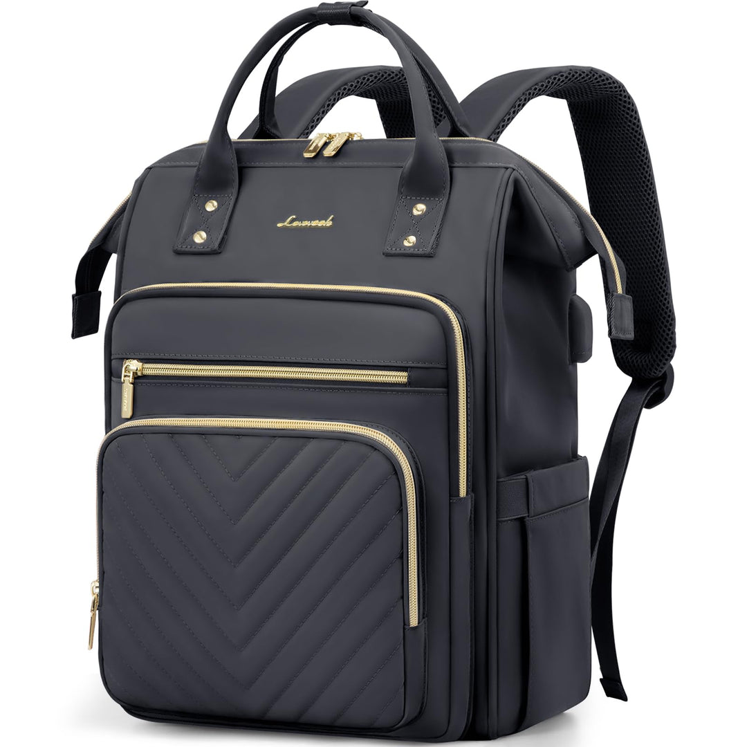 LOVEVOOK Rucksack Damen Gross 17,3 Zoll Schulrucksack Mädchen mit Laptopfach | Wasserdicht Arbeitsta