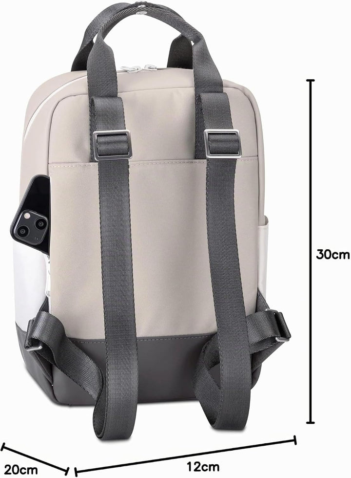 Johnny Urban Rucksack Damen Klein Sand Grau - Jona Small - Stylischer Kleiner Mini Cityrucksack mit
