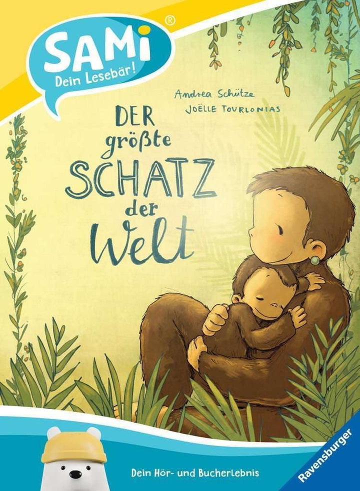 Ravensburger 00096 - SAMi, dein Lesebär, Starter-Set - Der grösste Schatz der Welt, für Kinder, Mitt