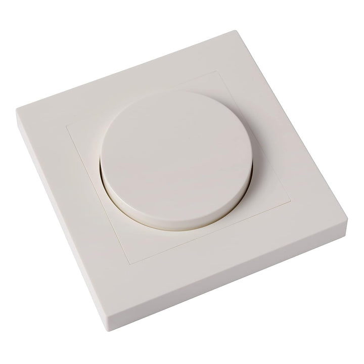 Lucide RECESSED WALL DIMMER NL - Dimmer - 300 Watt 230V - Weiss