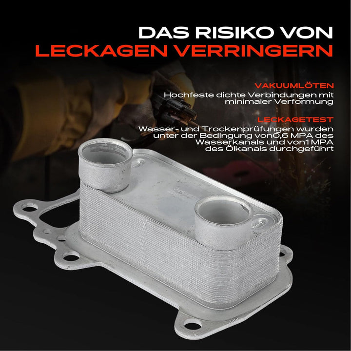 Frankberg Ölkühler Motoröl für E81 E87 E88 E82 118d 120d E90 E93 E92 320d E91 316d E60 E61 520d X1 E