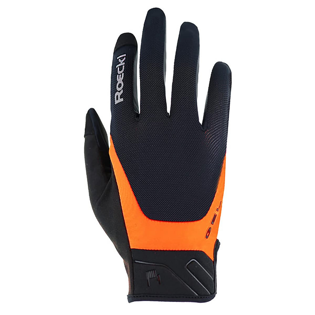 Roeckl Herren Mori 2 Fahrradhandschuhe (1er Pack) 7 Schwarz/Fluo Orange, 7 Schwarz/Fluo Orange