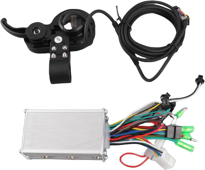 Alomejor E-Bike Controller Kit, Elektroroller-Controller mit LCD-Display und Schaltschalter (Univers