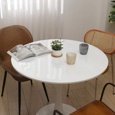 Runden Transparent Tischschutz Durchmesser 90cm PVC Durchsichtige Tischdecke Klare Tischdecke Plasti