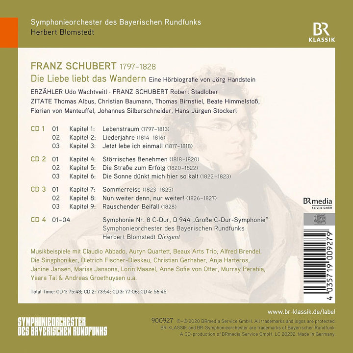 Schubert: Die Liebe liebt das Wandern - Eine Hörbiografie, Audio-CD