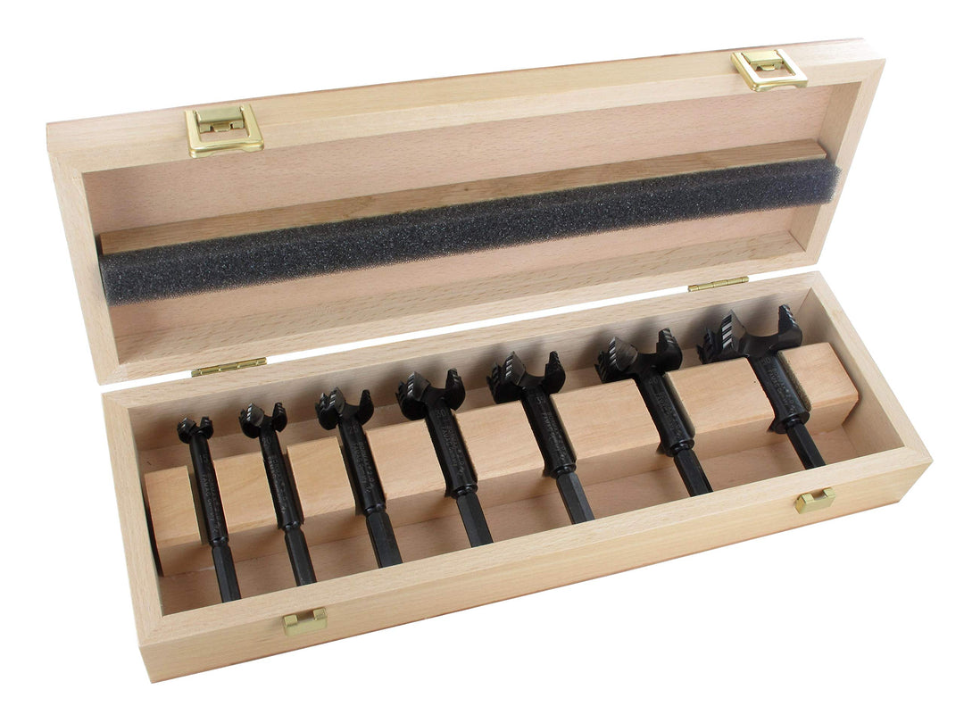 FAMAG Bormax 2.0 WS-Forstnerbohrersatz 7-teilig D=15,20,25,30,35,40,50mm im Holzkasten Satz 7tlg. D=