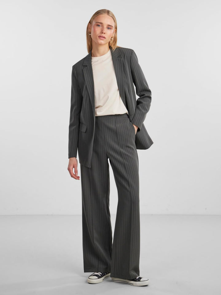 PIECES Female Hose mit weitem Bein PCBOZZY Gestreift XS Magnet, XS Magnet