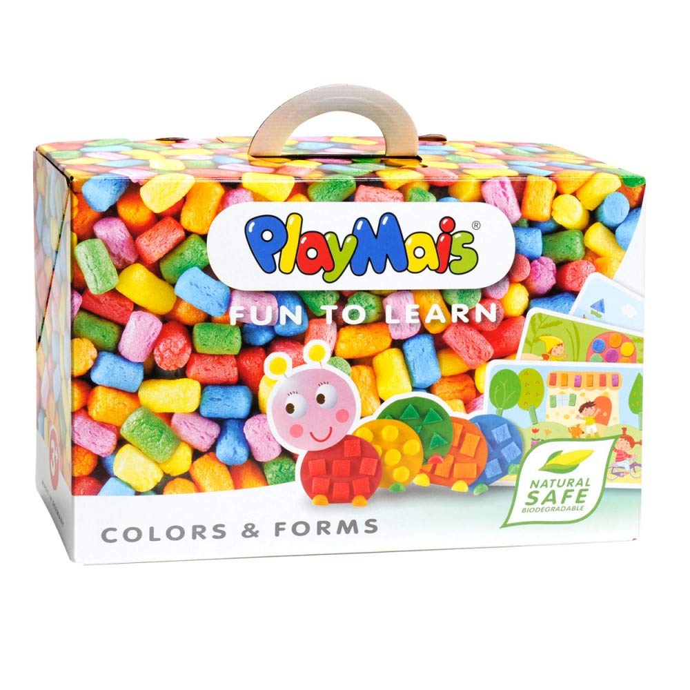 Playmais Fun to Learn Colors & Forms Bastel-Set für Kinder ab 3 Jahren I Motorik-Spielzeug mit 550 1