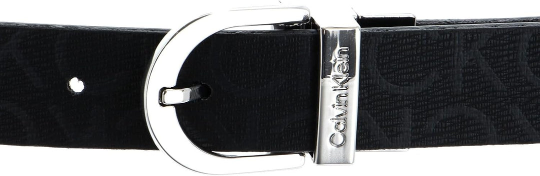 Calvin Klein CK Must RD Buckle REV 2.5 Belt Black / Black Mono