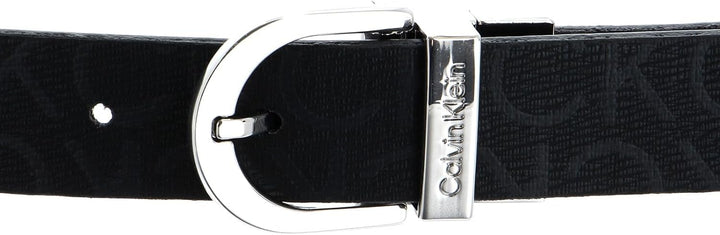 Calvin Klein CK Must RD Buckle REV 2.5 Belt Black / Black Mono
