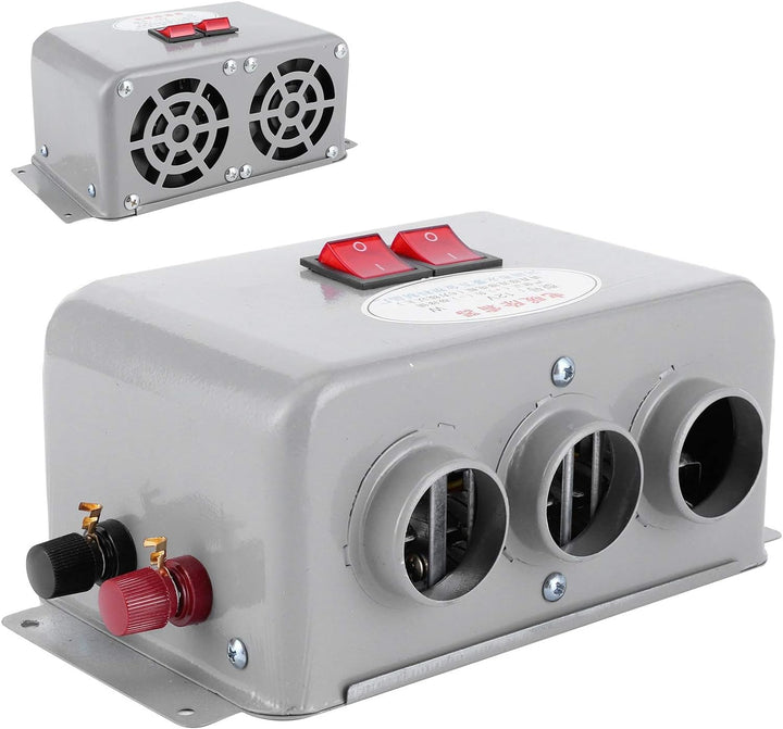 Auto Heizung Auto Glas Defroster, 12V kompakte Autoheizung 3 Loch 600W-800W Winter Schnellheizung Wä