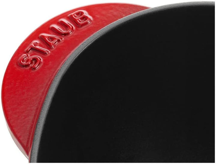 Staub 40509-798-0 Cocotte/Bräter, Herz 20 cm, 1,75 L, mit mattschwarzer Emaillierung im Inneren des