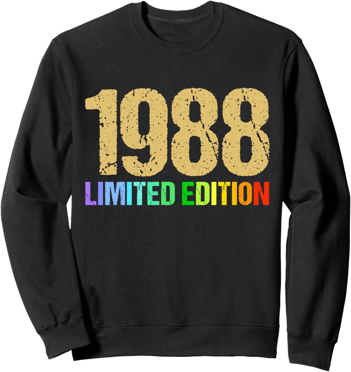 36. Geburtstag Mann Frau 36 Jahre 1988 Deko Lustig Geschenk Sweatshirt