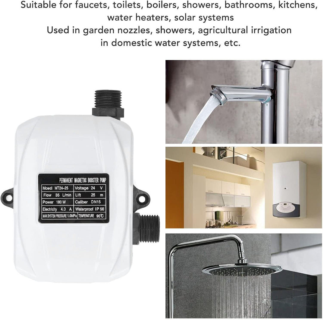 Wasserdruckerhöhungspumpe High Lift 180W Haushaltsautomatische Home Booster Pump DC 24V