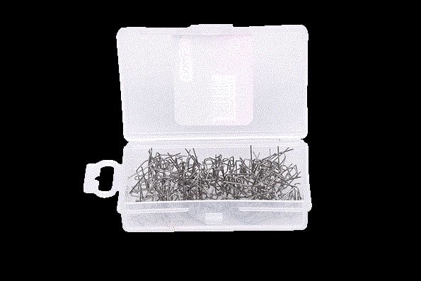 KS Tools 150.1053 Reparaturklammer W-Form Ø 0,6 mm, 100 Stück