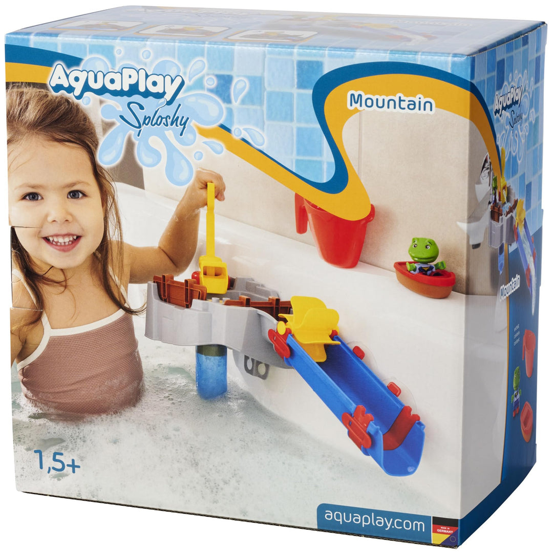 AquaPlay Sploshy Mountain Badewannenspielzeug - Wasserspielzeug für Kinder ab 1,5 Jahre - Spielzeug-