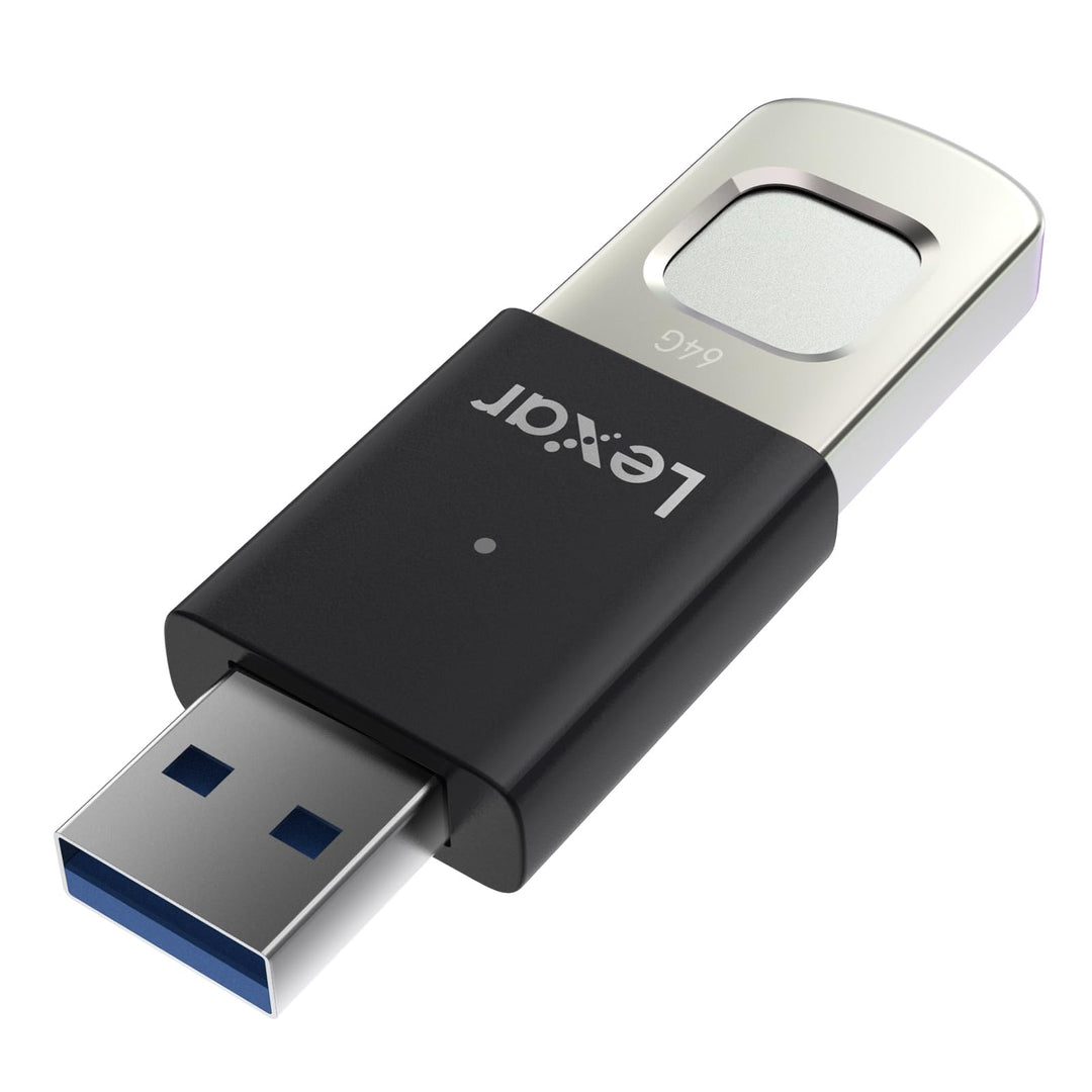 Lexar JumpDrive Fingerprint F35 PRO 128 GB USB 3.0-Flash-Laufwerk, bis zu 400 MB/s Lesen/300 MB/s Sc