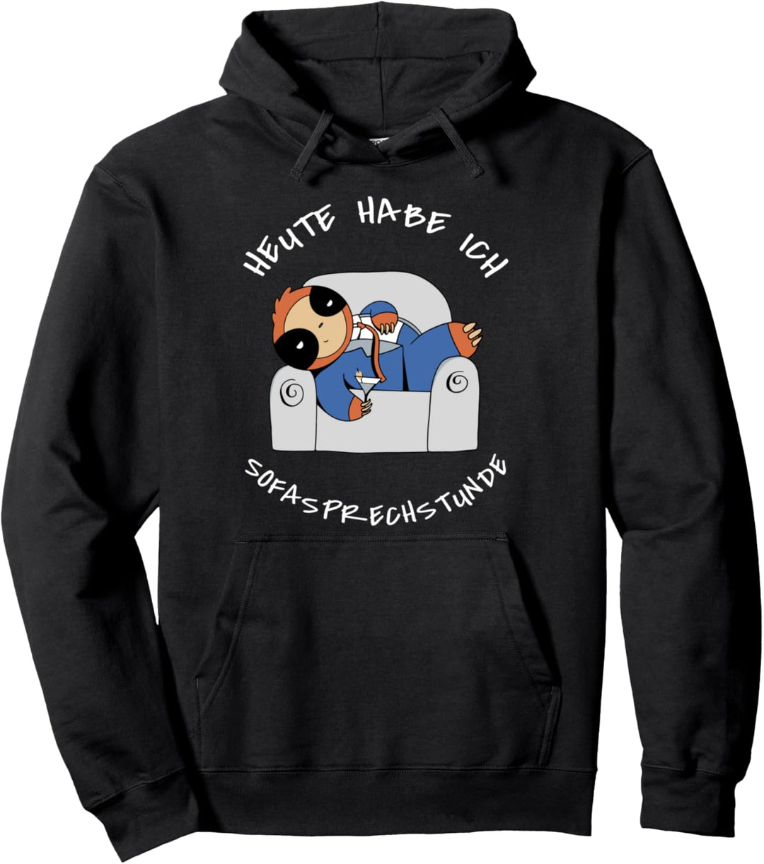 Sofasprechstunde für Langschläfer Faultier Pullover Hoodie