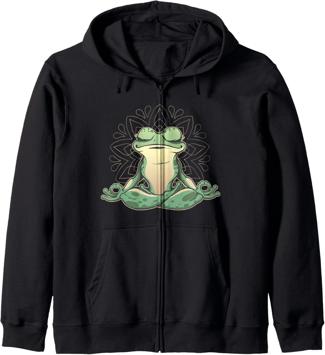 Frosch, Yoga, Meditation Kapuzenjacke