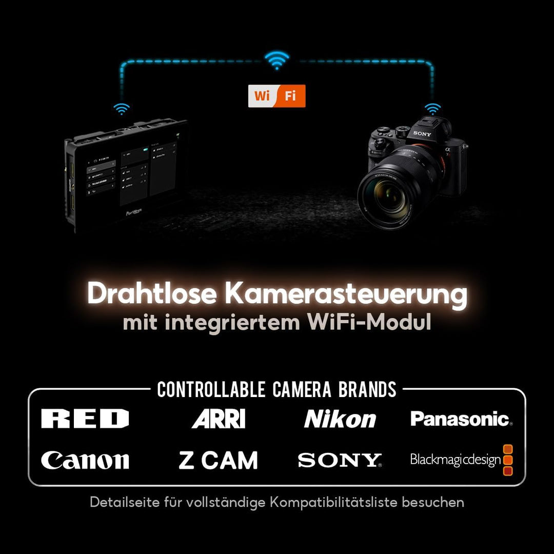 Portkeys BM5WR Kabellose Kontrolle Field Kamera Monitor 5.5" Touchscreen 3G SDI 3D LUT 2200Nit 10bit