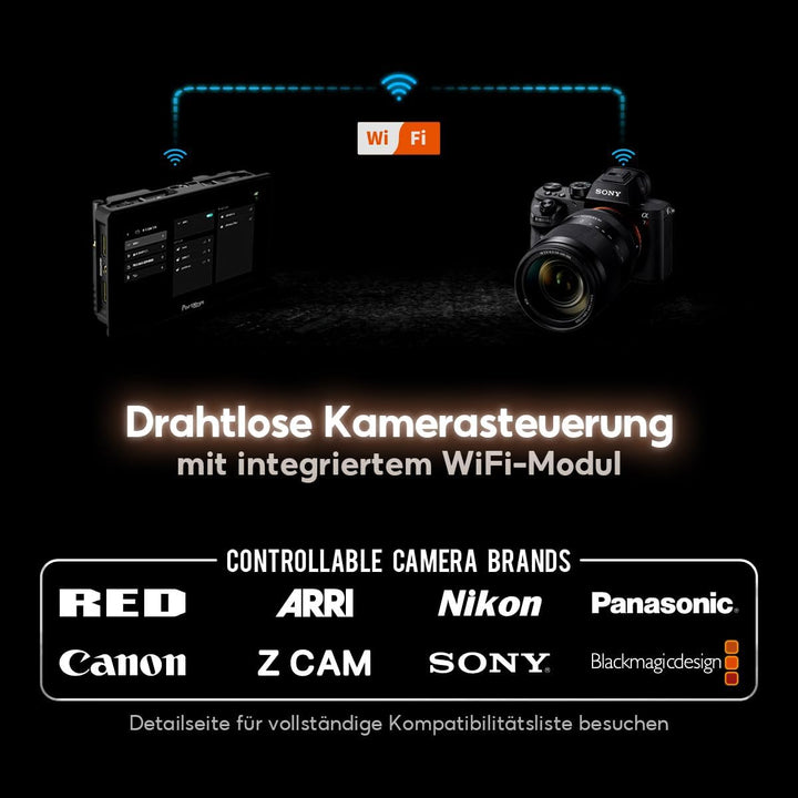 Portkeys BM5WR Kabellose Kontrolle Field Kamera Monitor 5.5" Touchscreen 3G SDI 3D LUT 2200Nit 10bit