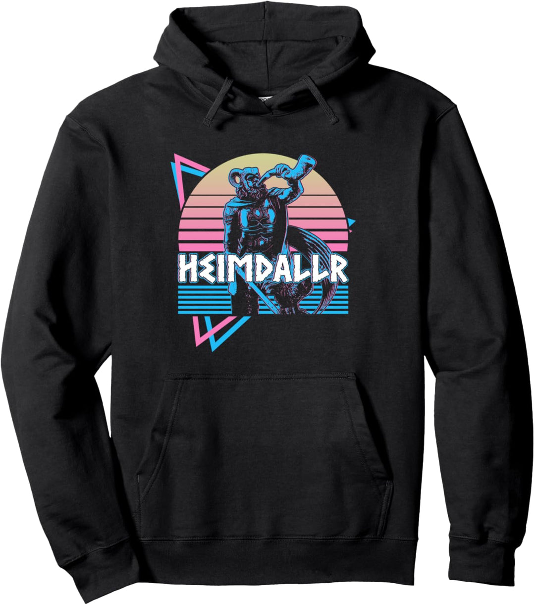 Heimdallr Heimdall nordischer Gott Asgard nordische Mythologie Retro Pullover Hoodie