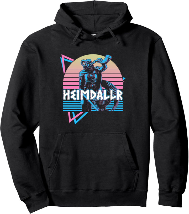 Heimdallr Heimdall nordischer Gott Asgard nordische Mythologie Retro Pullover Hoodie