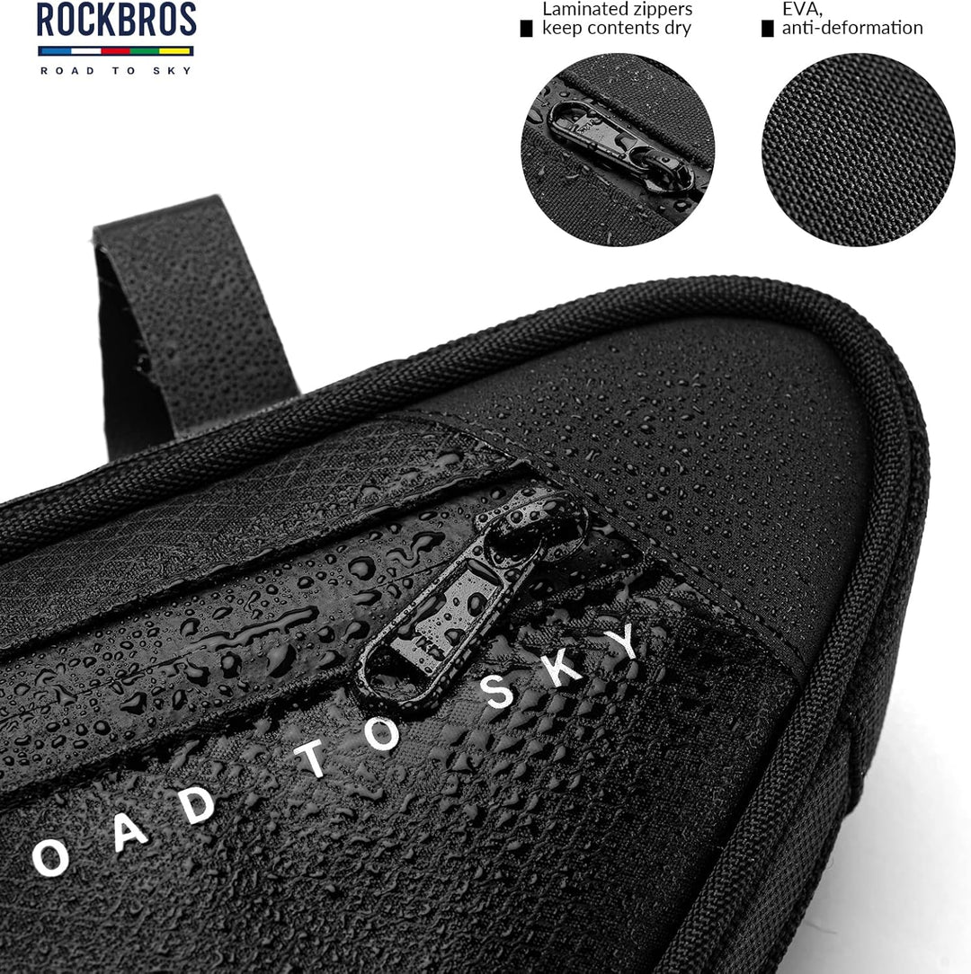 ROCKBROS Road-to-Sky Fahrrad Rahmentasche Reflektierende Wasserabweisende Fahrradtasche für Rahmen 2